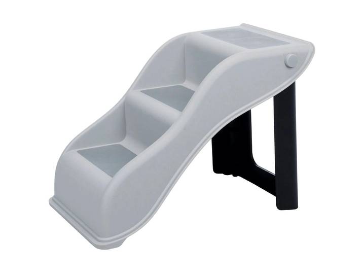 Haustiertreppe TRIXIE, grau, B:39cm H:54cm, Kunststoff, Rampen, Haustiertreppe