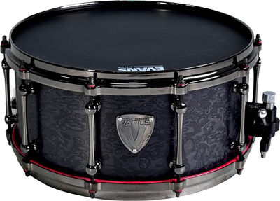 Varus "14"x6,5" Birdseye Black Snare" Black Birdseye