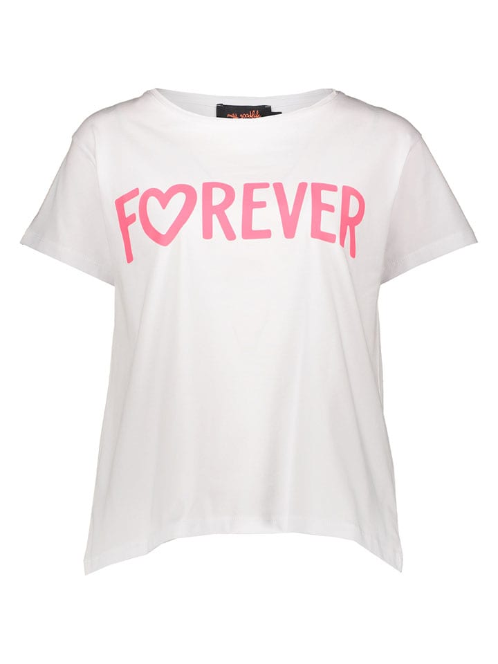 miss goodlife Shirt "Forever" in Weiß - S