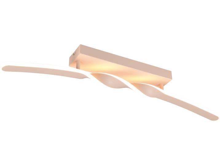 Plafonnier LED\, sable\, forme ondulée\, L 79 cm