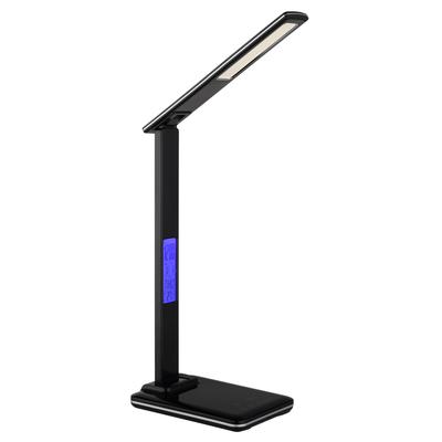 HANSEATIC LED Tischleuchte "TL-CCT", schwarz, 1, H: 40cm, 1 Stk., Leuchten, Schreibtischleuchte, Office Lampe, CCT, Timer, Uhr, LED Tischleuchte