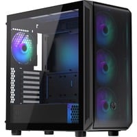 ARX 700 ARGB, Tower-Gehäuse schwarz, Tempered Glass
