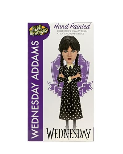 NECA Wednesday Addams Head Knocker figuur, 21 cm