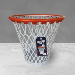 Mad Monkey 4260513722714 Abfallbehälter Rund Orange, Weiß