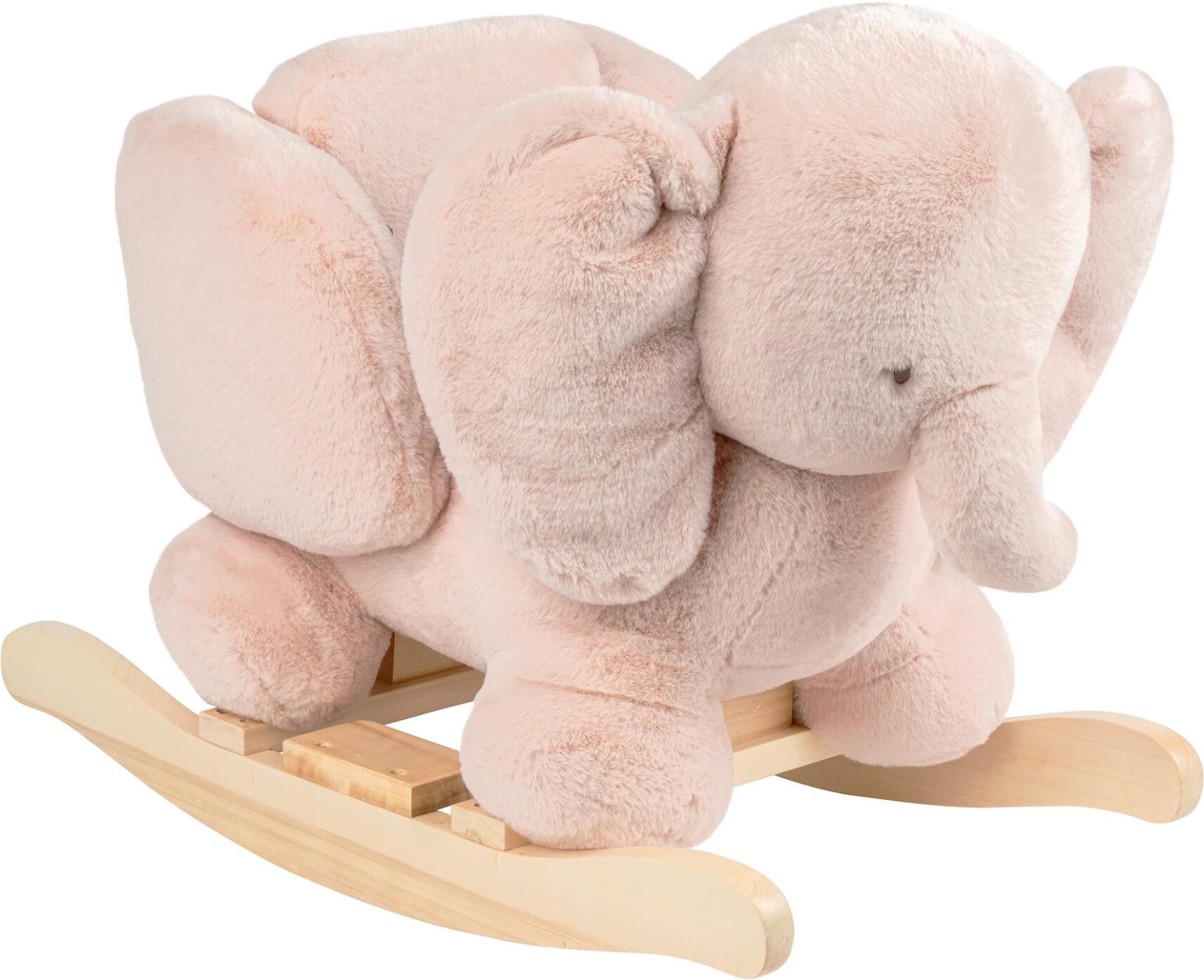 Nattou Balancín elefante colección Fan Fan.  (33 X 59 X 45 Cm) Rosa claro