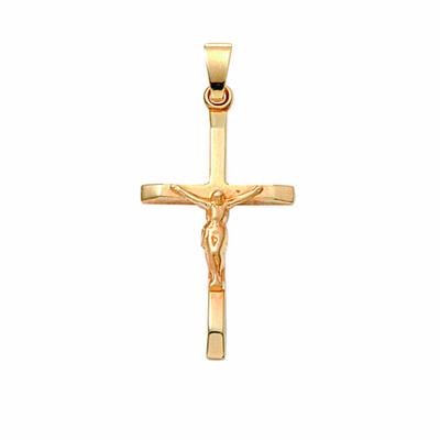 Kettenanhänger ADELIA´S "Kreuzanhänger 375 Gold ( 9K )", gold, Schmuckanhänger, Damen, Gold, Kettenanhänger, Goldanhänger Kreuz