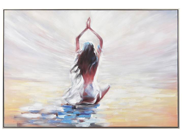 Bild mit Rahmen Yoga am Strand image LAND