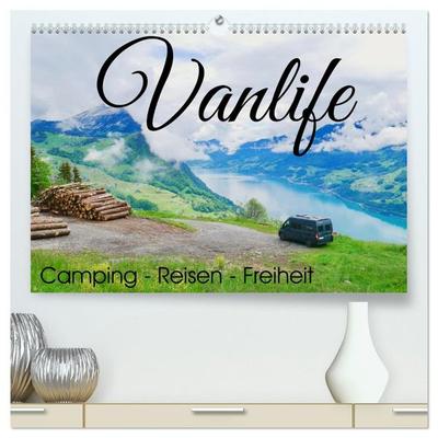 Vanlife; Camping - Freiheit - Reisen (hochwertiger Premium Wandkalender 2027 DIN A2 quer), Kunstdruck in Hochglanz