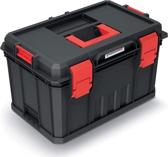 Kistenberg Gereedschapskoffer met flexibele scheidingswanden - Zwart/Rood - 53 cm