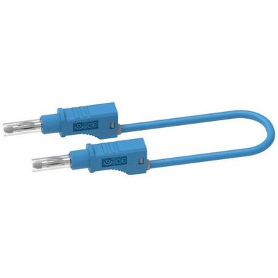 Electro PJP 2217/600V-CD1-50Bl Messleitung Bananenstecker Bananenstecker 0.50m Blau 1St.
