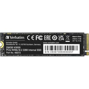 Verbatim Festplatte Vi3000, 49373, M.2 2280, intern, M.2 / NVMe, 256GB SSD