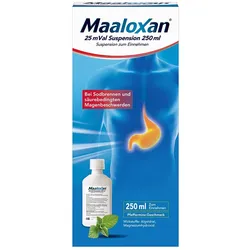 MAALOXAN Suspension - bei Sodbrennen mit Magenschmerzen 250 ml