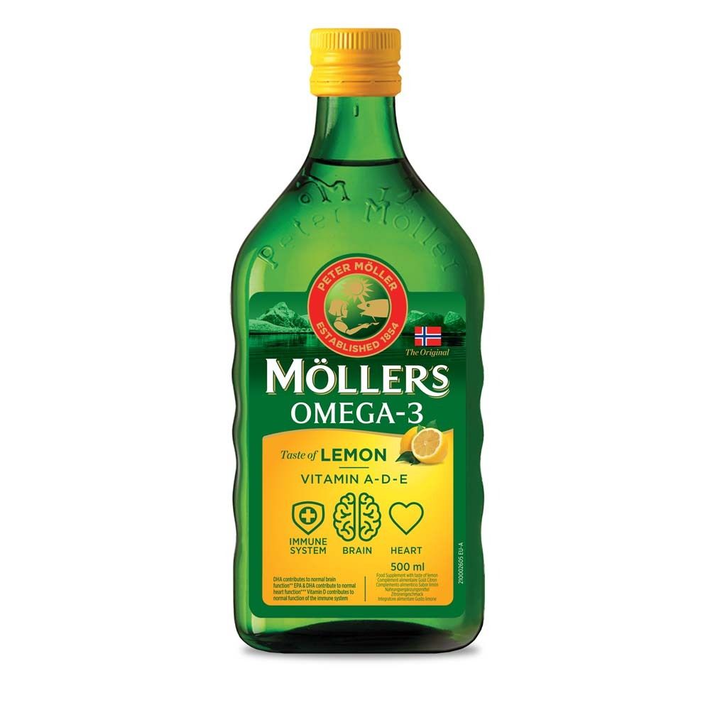 Möller's Omega-3 Zitrone Öl 500 ml