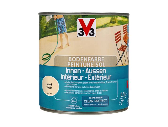V33 Spezial Bodenfarbe Sand 500 ml