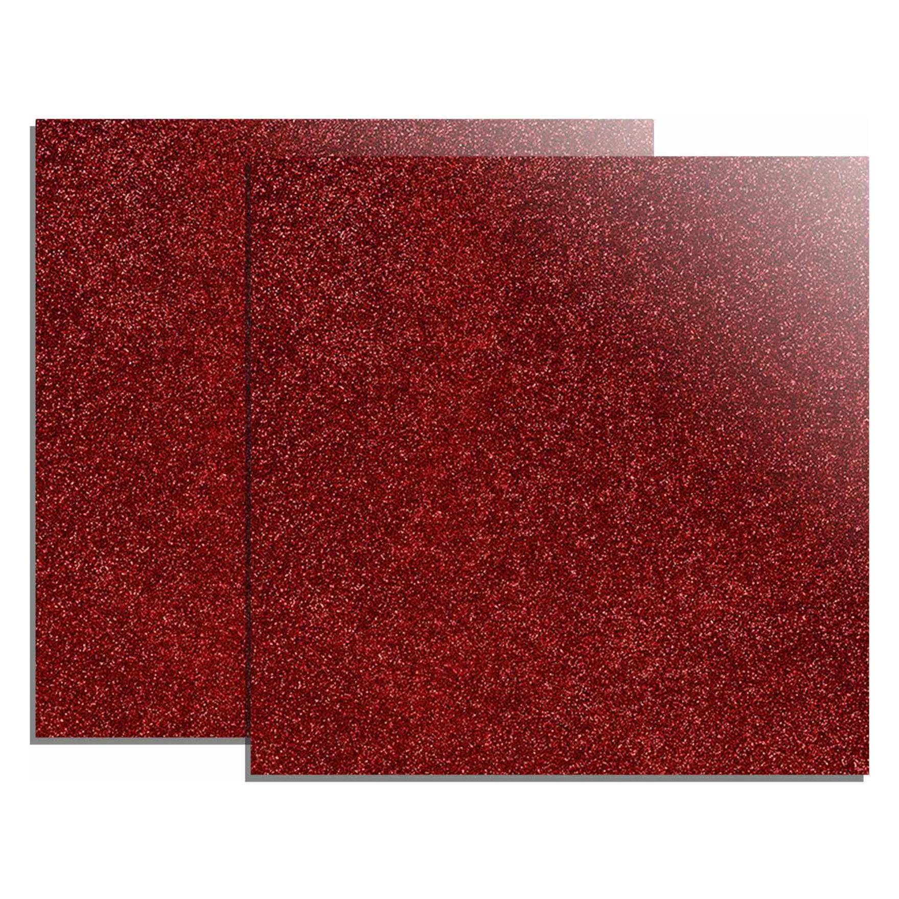 XTool 3 mm Red Glitter Acrylic Sheets (2-Pack) (Zubehör) (KA020130000)
