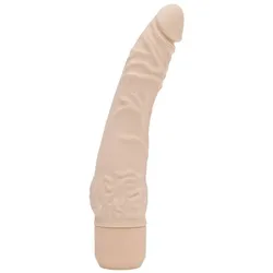 GET REAL - Klassischer schlanker Vibrator Hautfarbe