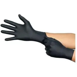 Ansell Einweghandschuh MicroFlex 94-242 Gr.M schwarz Nitril EN374 PSA III