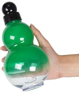 Lush Living Finds Adventure Go Sports Water Bottle With Carry Strap For Hiking, Camping & Daily Hydration green