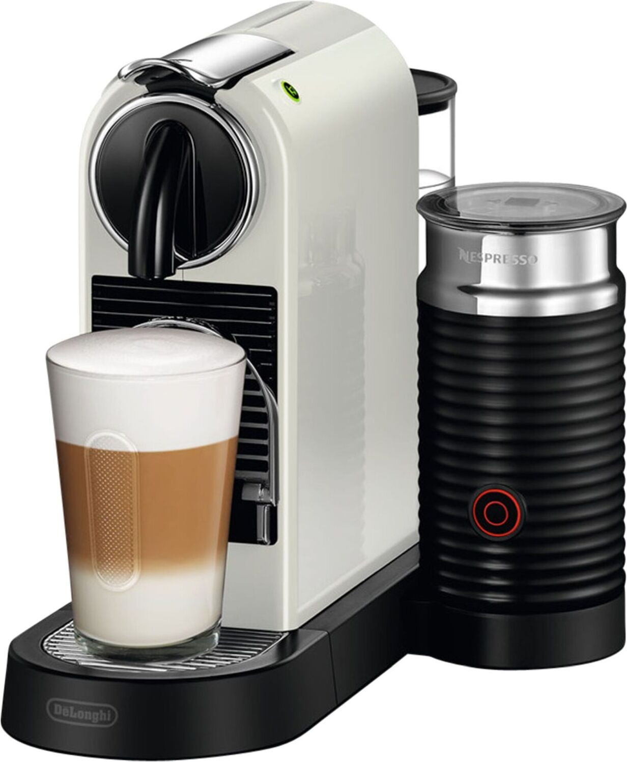 De'Longhi Nespresso Original CitiZ&milk Koffieapparaat met melkopschuimer - Crème-wit