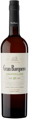 Gran Barquero Vino Amontillado Solera 25 años Montilla Moriles.
