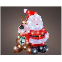 Kaemingk, Grusskarte + Briefpapier, Weihnachtsmann Lumineo Dekoration und (1 Stk.)