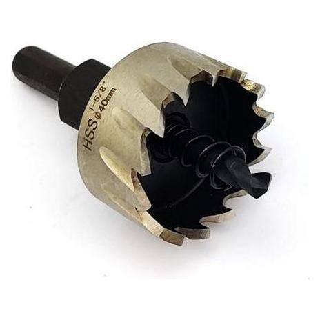 RS PRO HSS Lochsäge mit Zentrierbohrer, Ø 40mm / B (40 mm) (2711595)