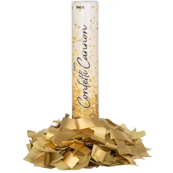 Konfetti-Kanone, gold, 28 cm