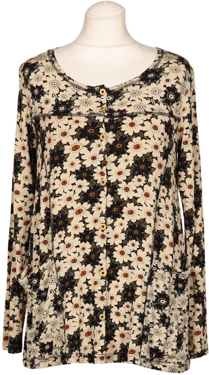 Gudrun Sjödén Damen Bluse, Schwarz, Gr. S, Modal / Elasthan - Second Hand