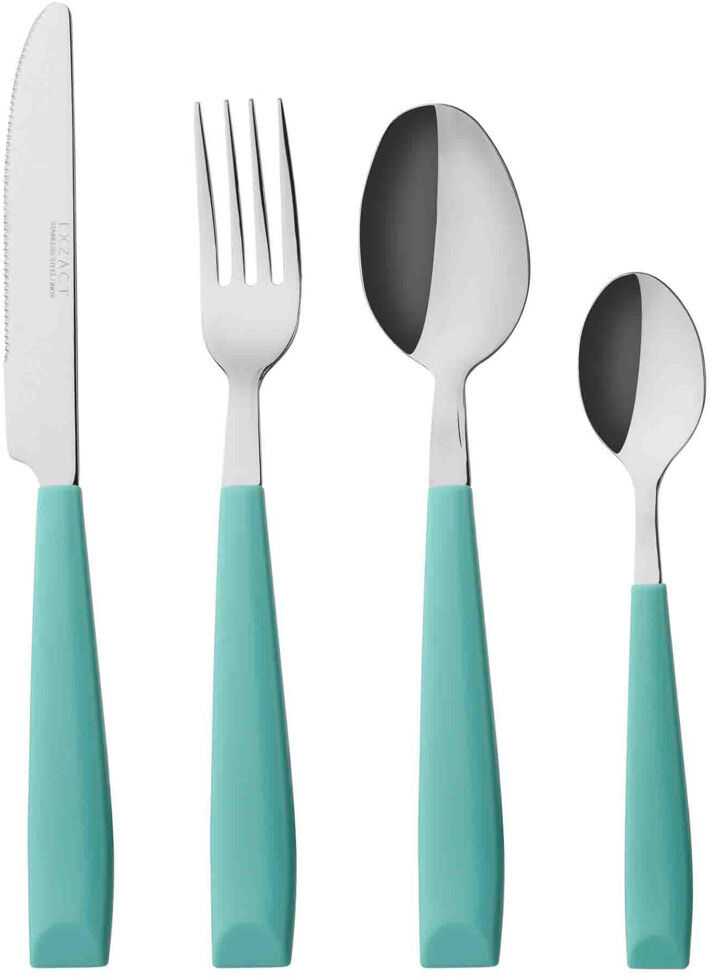 Metro Lane Chaselynn 24 Piece Stainless Steel Cutlery Set , Service for 6 Turquiose 24