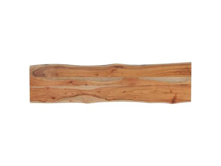 KTHLBRH Tischplatte aus Massivholz, Akazienholz, 160 x 40 x 2,5 cm Rustikale Kante, natürliche Oberfläche, leicht zu reinigende Oberfläche, für Bar oder Service