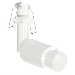 Micro Zoom Einbaustrahler, 2 W, verstellbar, 15-36 Grad, 4000 K, mattweiß - Hocheffiziente technische Beleuchtung, Beneito & Faure