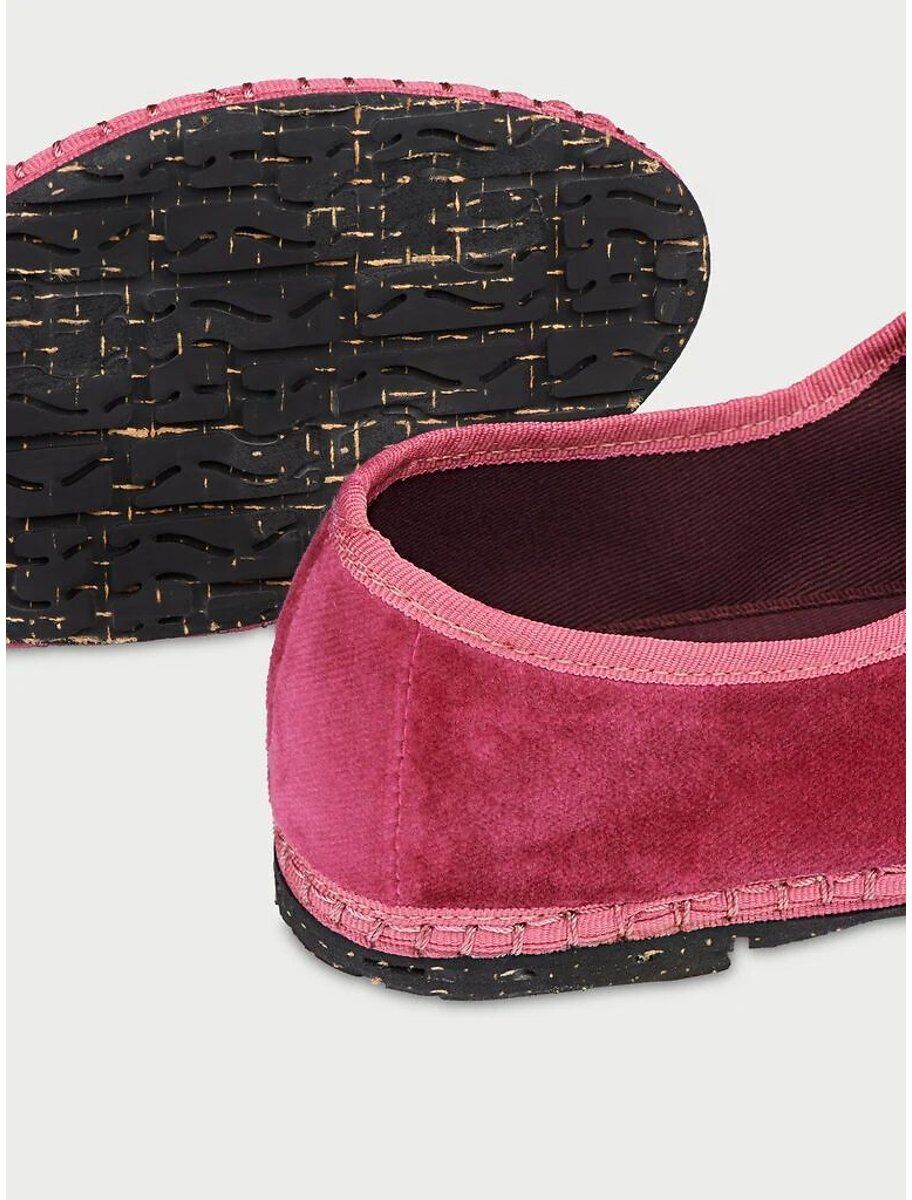FLABELUS Ballerines Mary-Jane en velours Frances