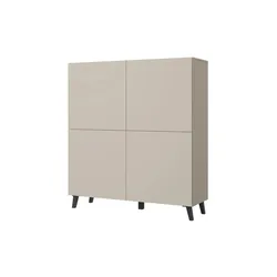Highboard  Phuket , beige , Maße (cm): B: 120 H: 128