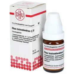 RHUS TOXICODENDRON C 30 Globuli 10 g