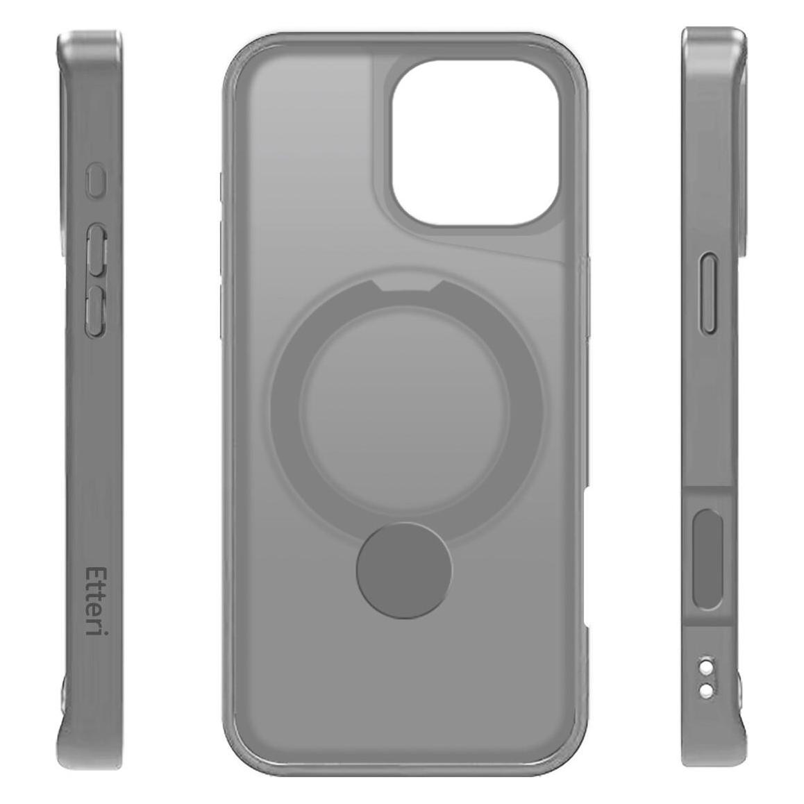 Etteri Matt Mag Ring case for iPhone 17 Air grey (Apple iPhone 17) (60077206)