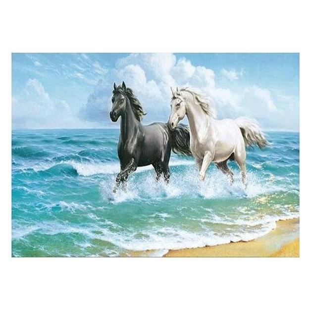 Norimpex 5D-Diamantmosaik - Pferde 40x30cm (54613485)
