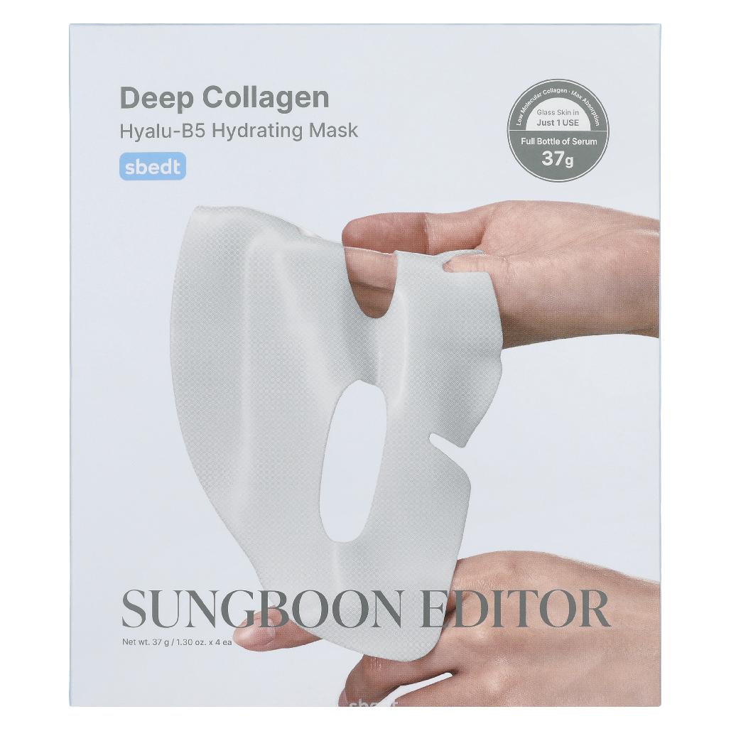 Sungboon Editor Deep Collagen Hyalub5 Hydrating Mask 37g X 4 Pieces (37 g) (70025837)