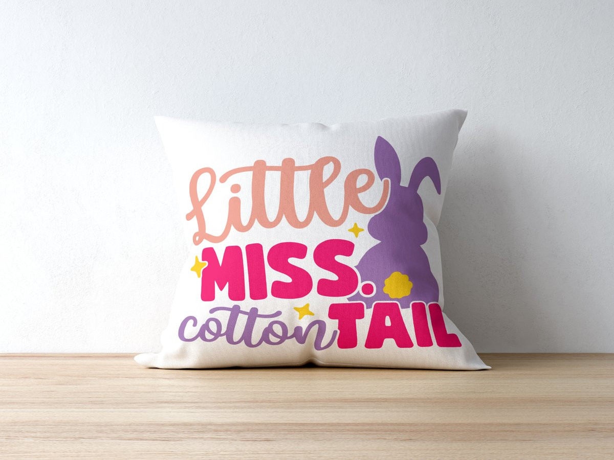 Little Miss Cotton Tail Sierkussen voor Kinderkamers en Paascadeaus