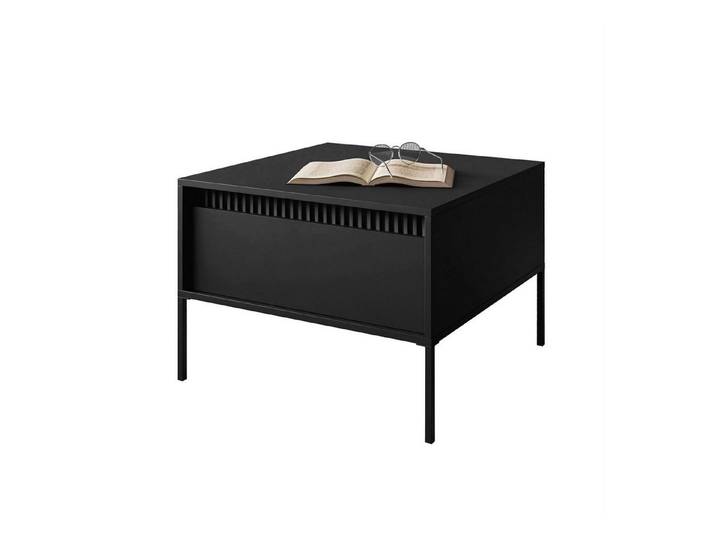 Lookway Couchtisch YASUMI mit Stauraum – praktische Schublade, 68x68x48,4 cm