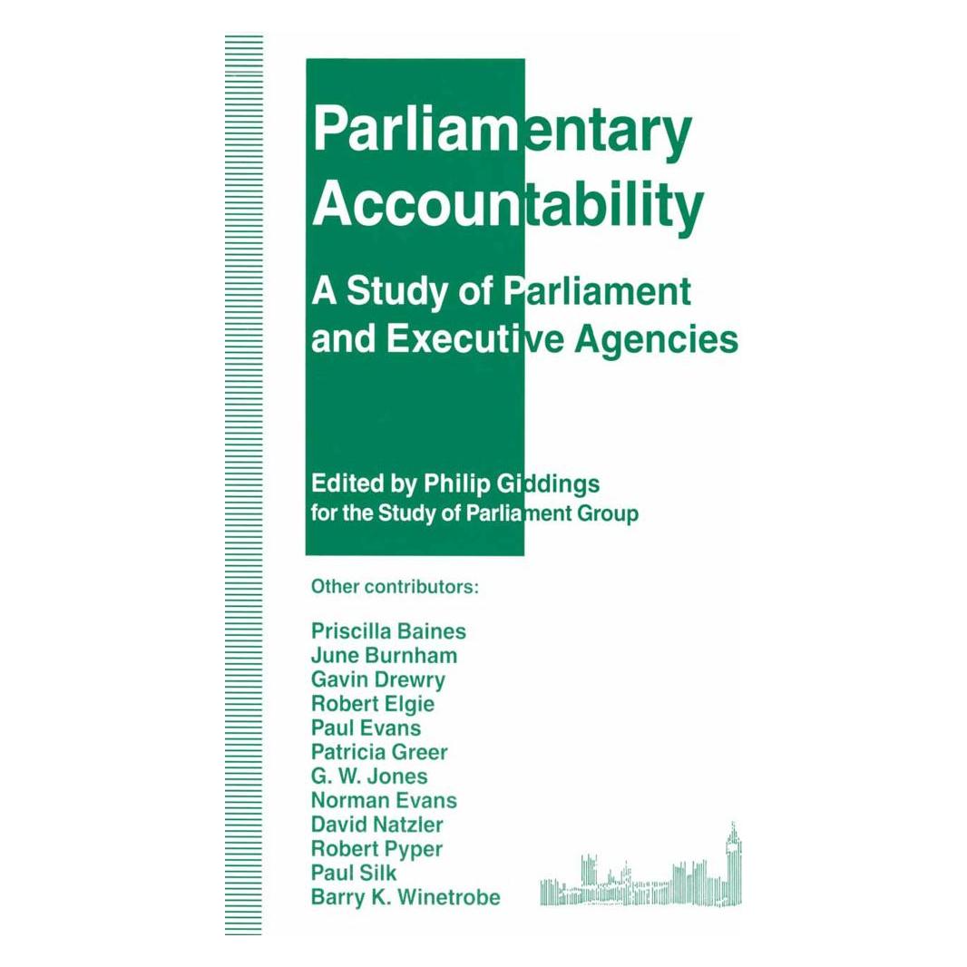 Springer Parliamentary Accountability (Englisch, Softcover, Philip Giddings) (55812255)