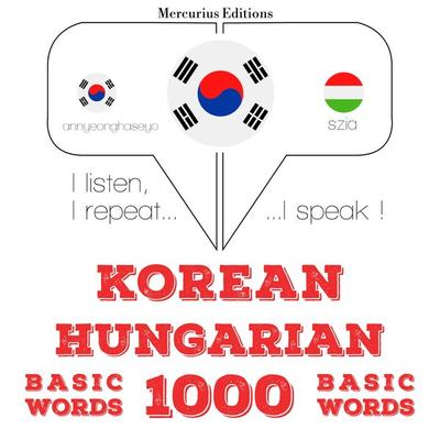 1000 essential words in Hungarian - JM Gardner, Audio, 9782821139350