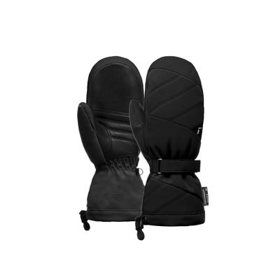 Fäustlinge REUSCH "Fäustling Sonja R-TEX XT Mitten warm,wasserdicht,atmungsaktiv", Damen, Gr. 8,5, schwarz, 70% Polyester, 20% Leder, 5% Elasthan, mehrfarbig, Handschuhe Fäustlinge, extra warm, wasserdicht und atmungsaktiv