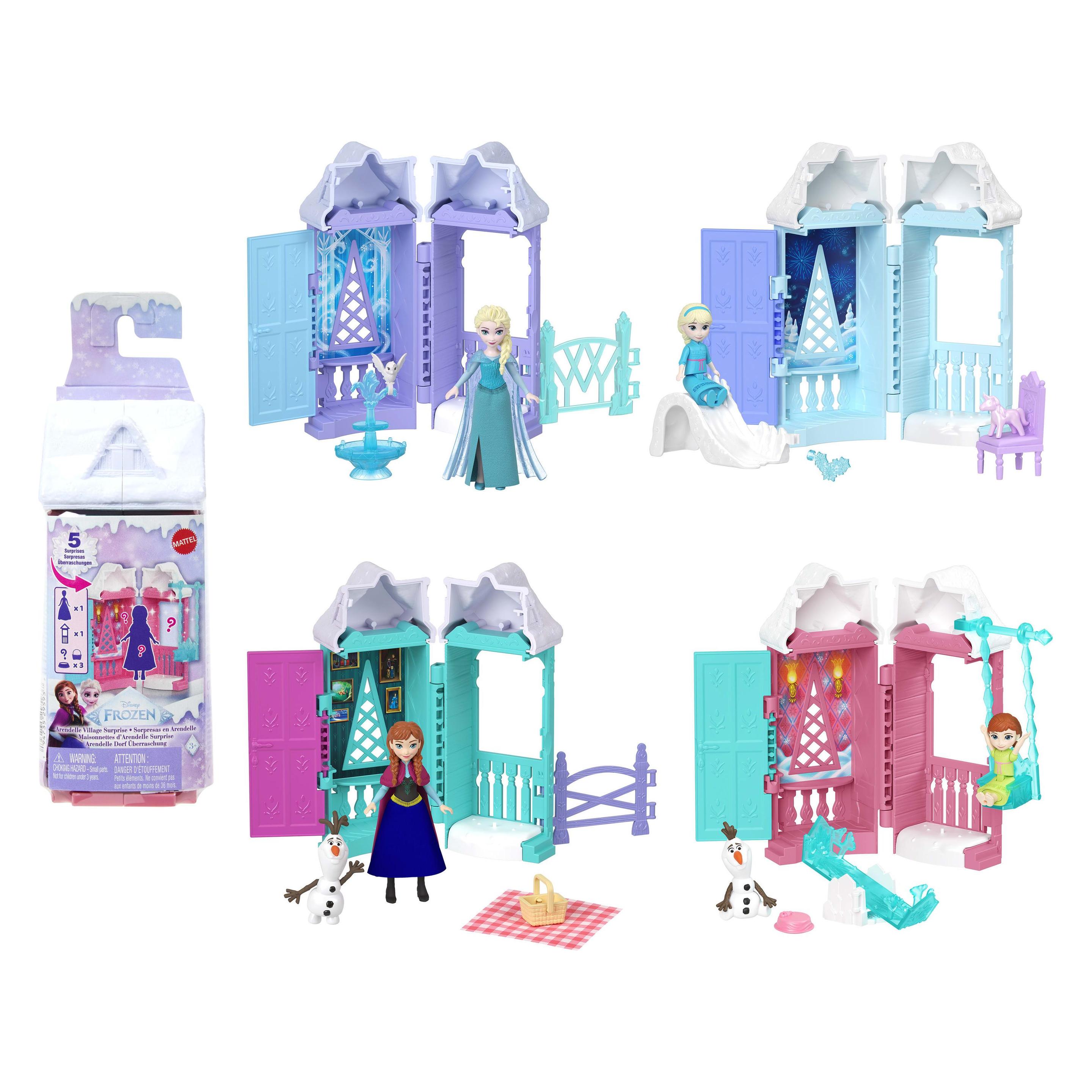 Mattel Disney Frozen Arendelle Village Surprise Playset (JJP94)