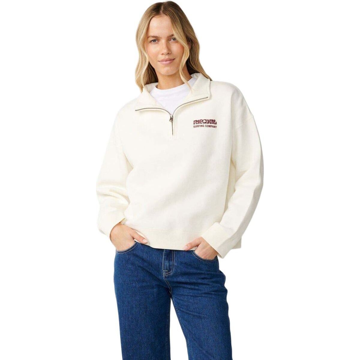 RipCurl Surf Puff 1/4 Zip bone (3021) 2XS 07WWFL-3021-2XS