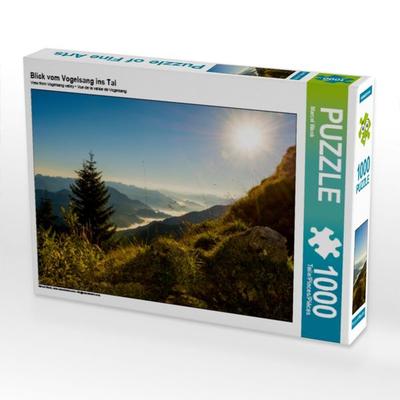 CALVENDO Puzzle Blick vom Vogelsang ins Tal | 1000 Teile Lege-Größe 64x48cm Foto-Puzzle für glückliche Stunden
