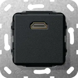 Gira UP Tragring HDMI sw matt 567010