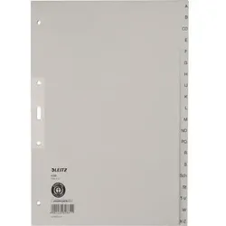 Leitz Register 43000085 A-Z DIN A4 20teilig Papier grau