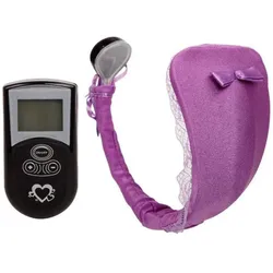 Baile, Vibrator, Tanga Con Vibrador Con Control Remoto Lila