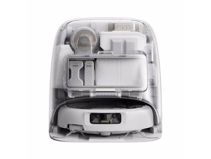 DJI ROMO P (Water Tank Version) Staubsauger Roboter – Staubsauger Roboter/Saugroboter – transparent