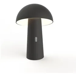 Newgarden, Gartenbeleuchtung, SHITAKE LED Batterie-Tischlampe kabellos, tragbar, Outdoor dimmbar, schwarz IP44 (450 lm, IP44)